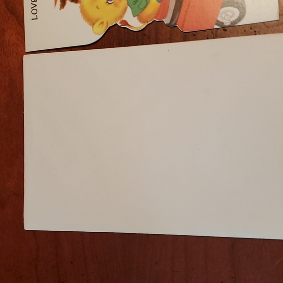 UNUSED, Vintage 1940s Norcross (Flocked)  Birthday Card for Grandpa - Picture 6 of 7